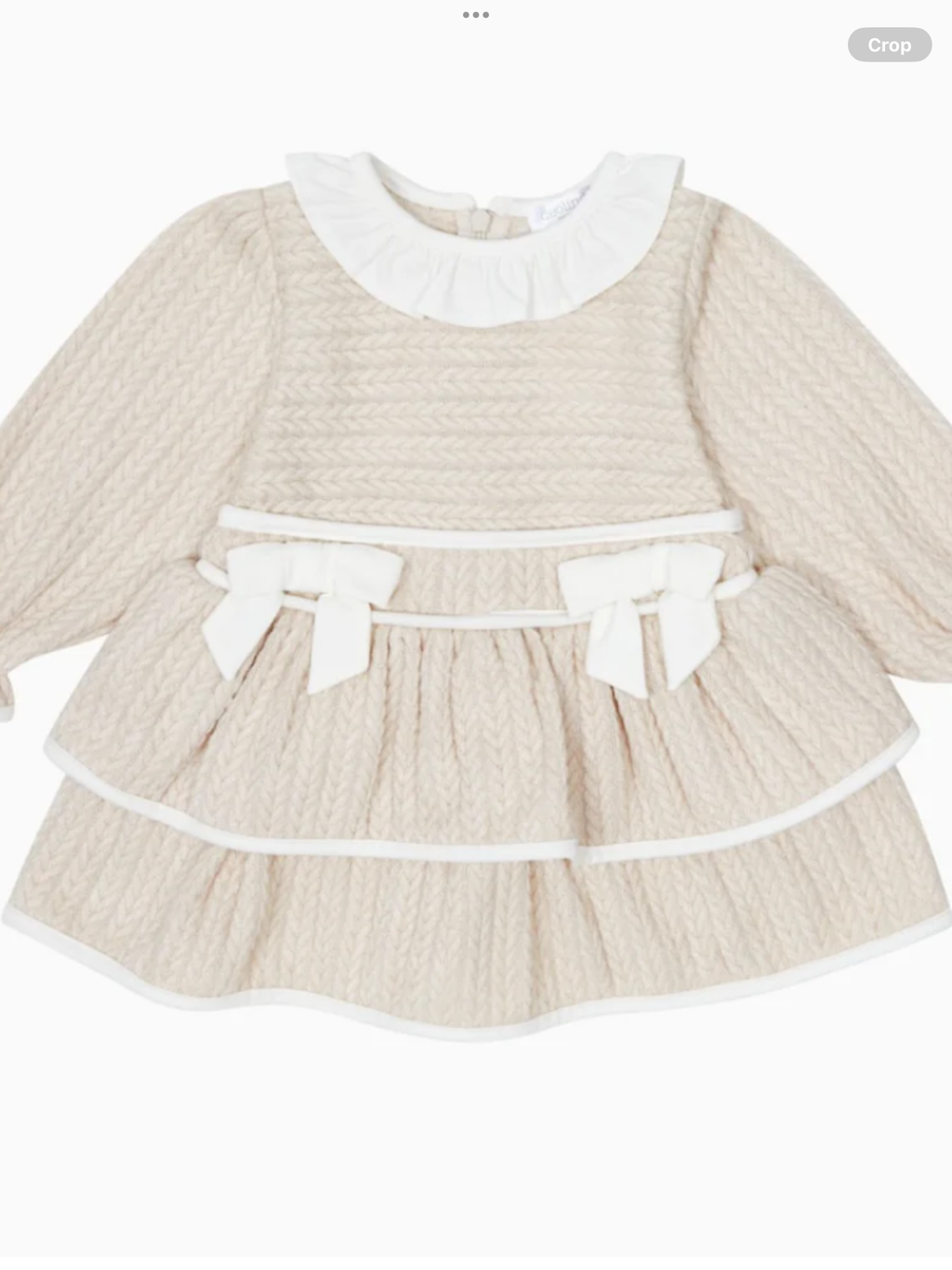 New season DEOLINDA BEIGE CABLE DRESS 0725306