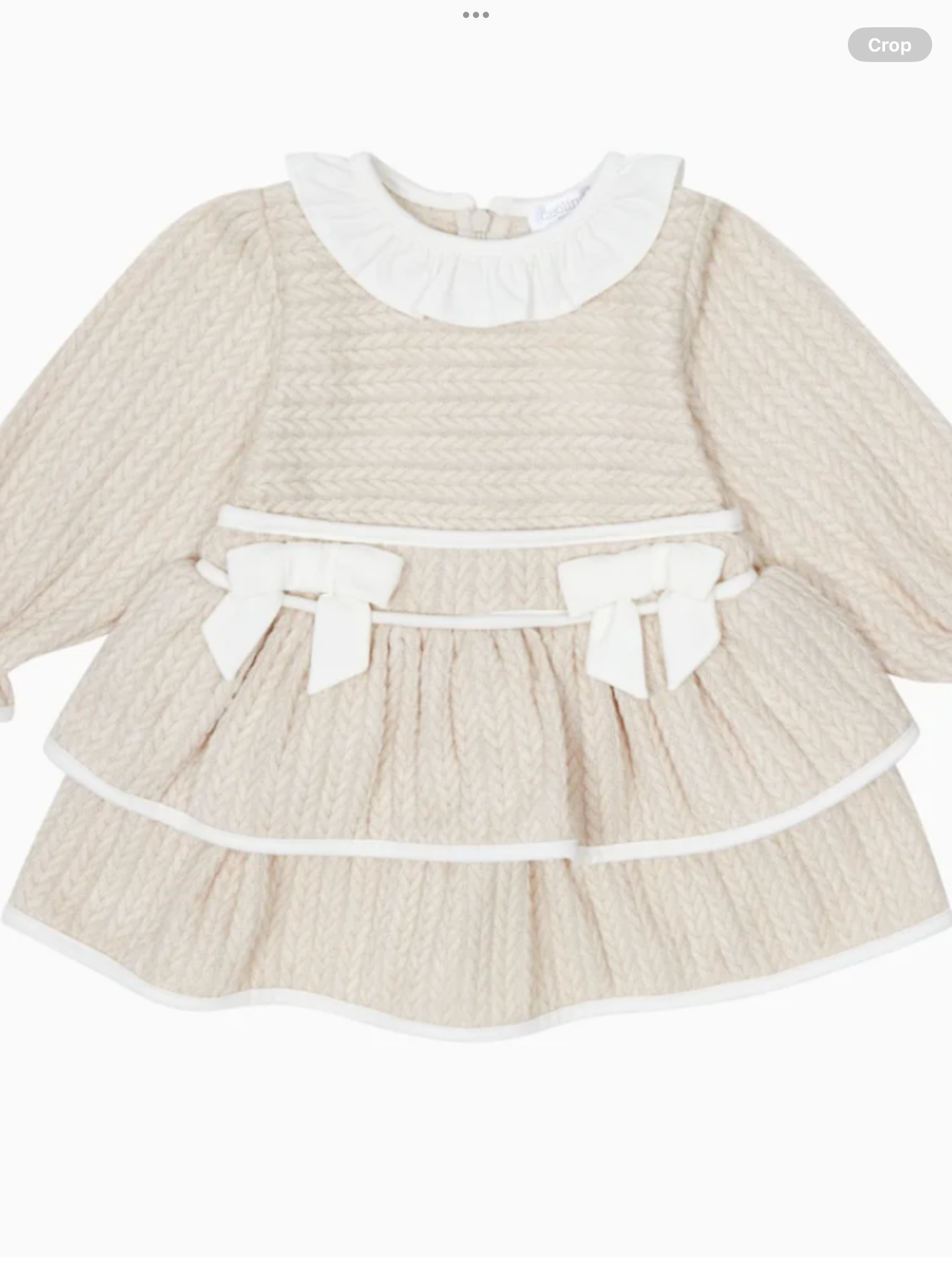 New season DEOLINDA BEIGE CABLE DRESS 0725306