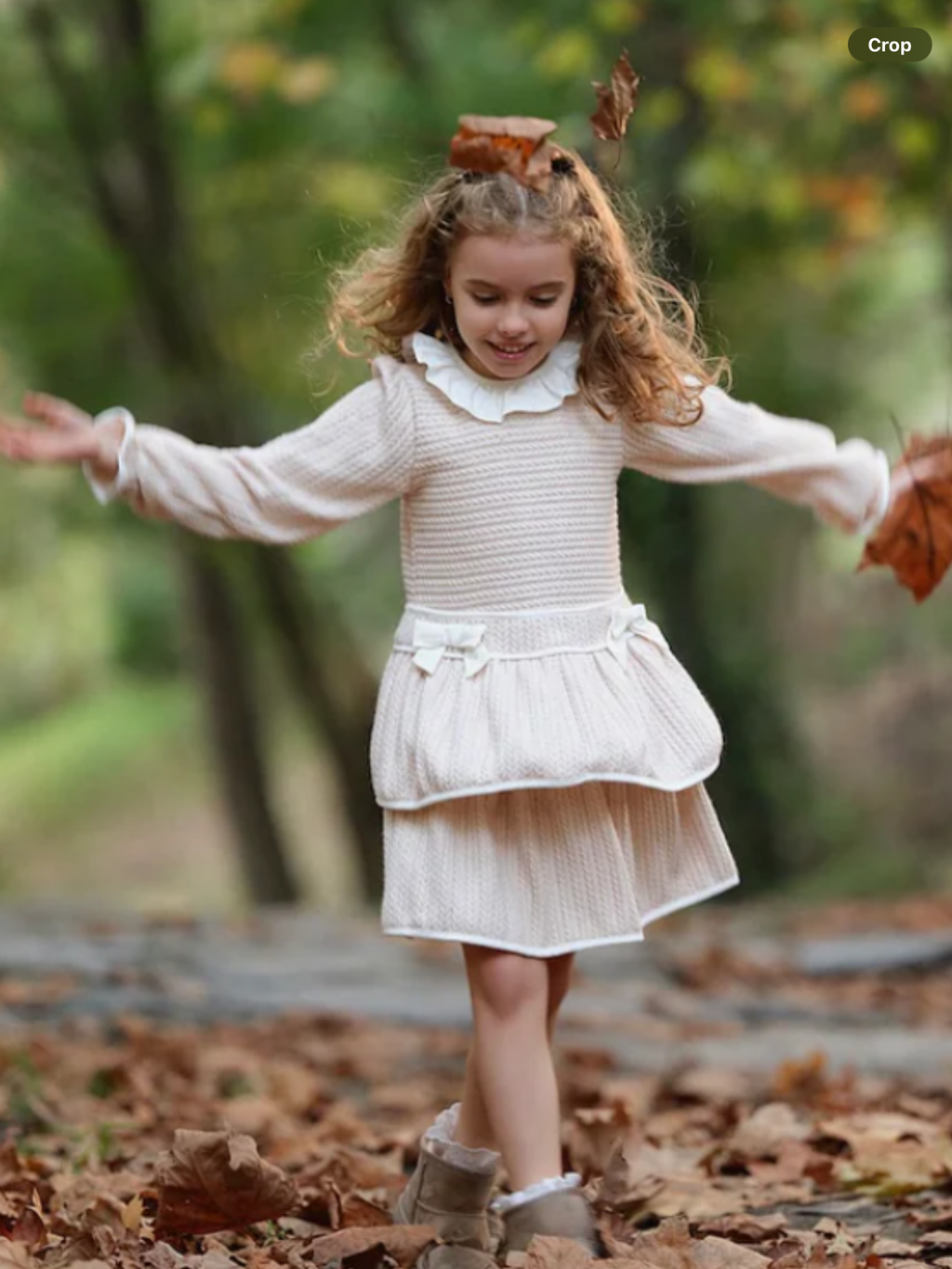 New season DEOLINDA BEIGE CABLE DRESS 0725306