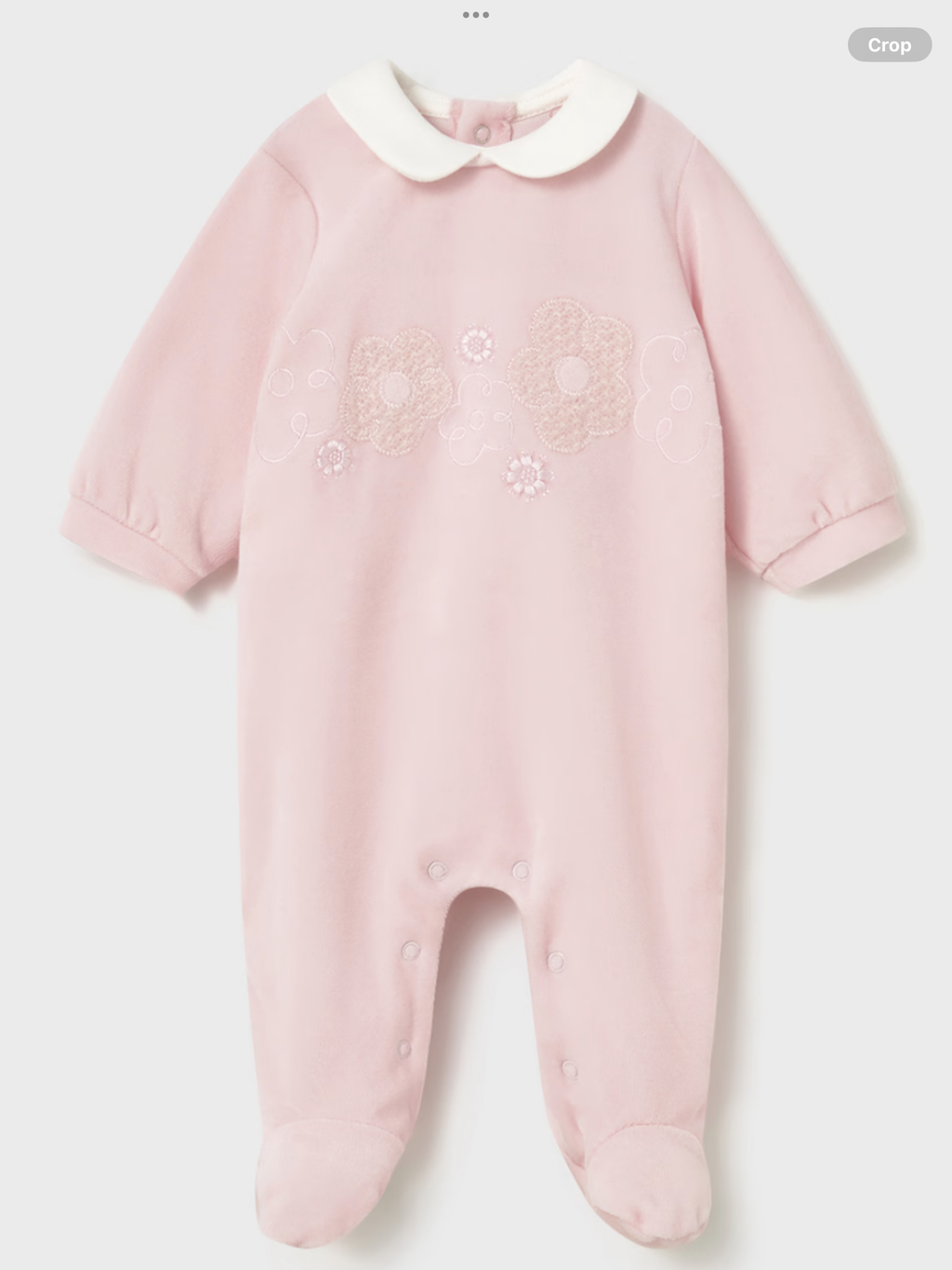 Mayoral Newborn footed romper 0725313