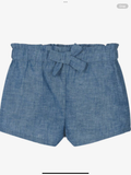 Mayoral embroidered linen shorts set summer 24.   01242086