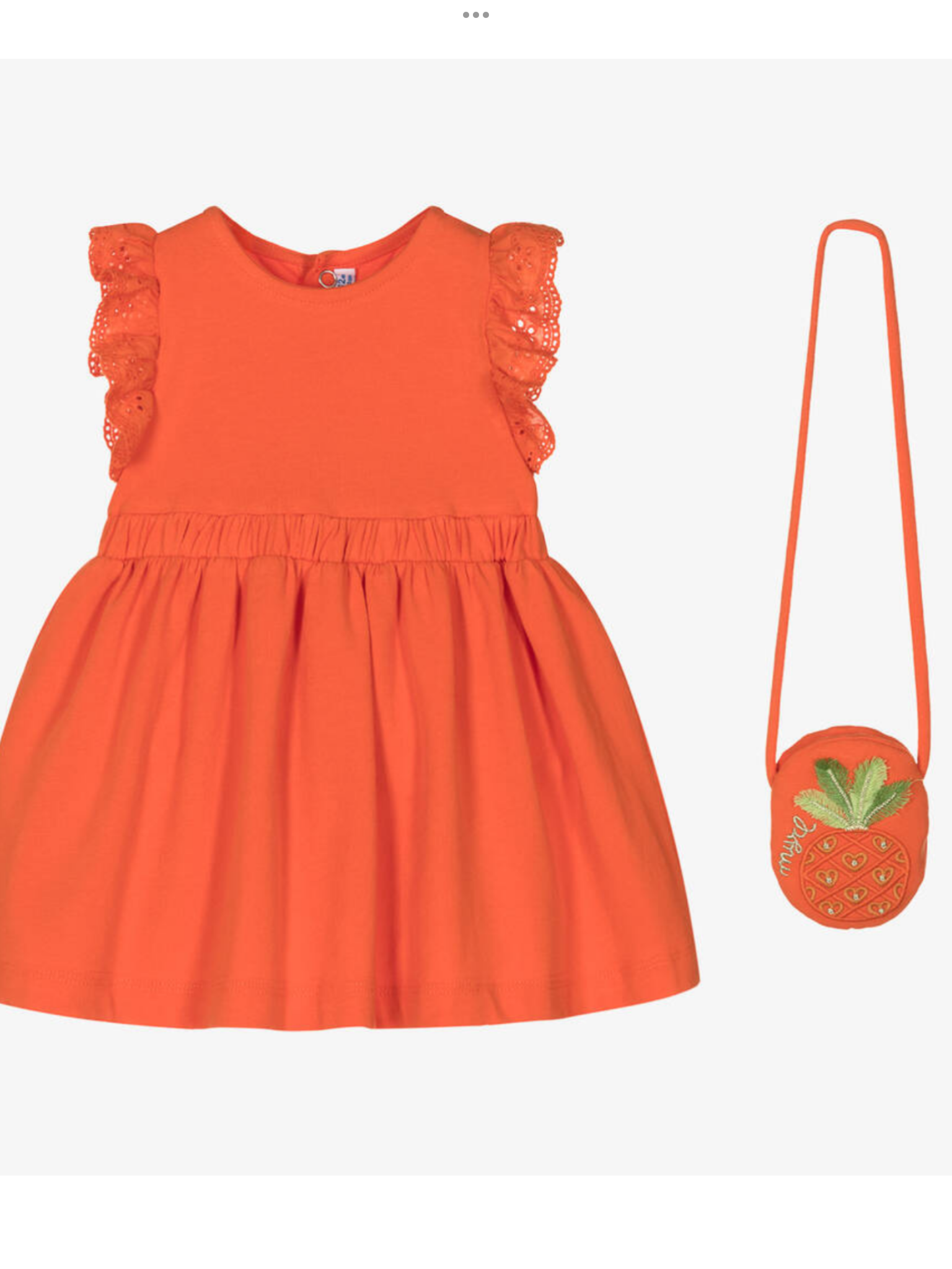 Mayoral dress and bag summer 24.   01242096