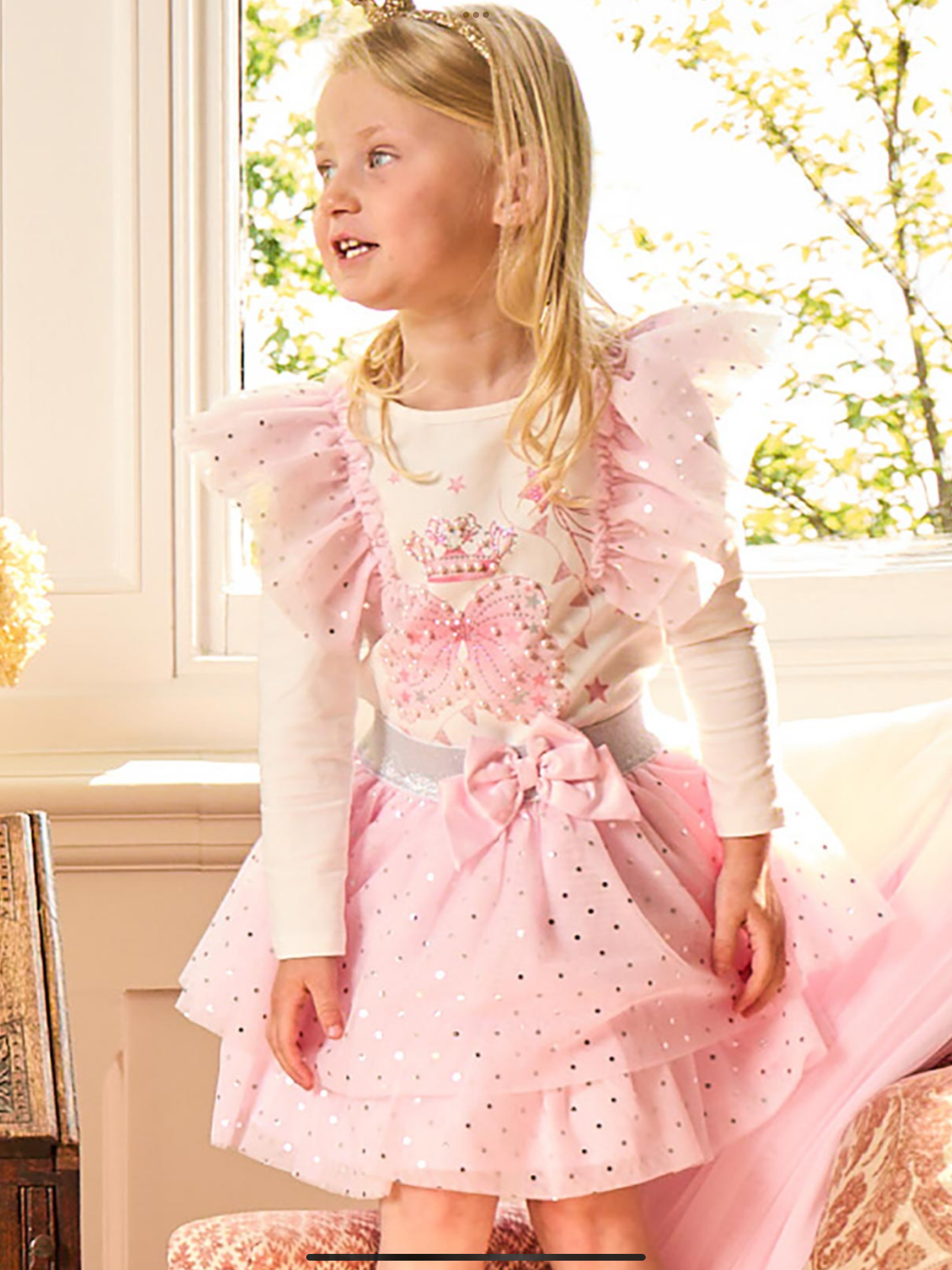 NEW SEASON caramelo kids royal magic skirt set 0825339