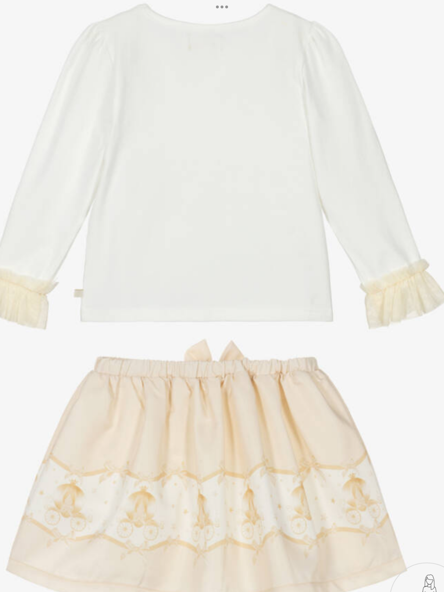 NEW SEASON caramelo kids mink skirt set 0825342