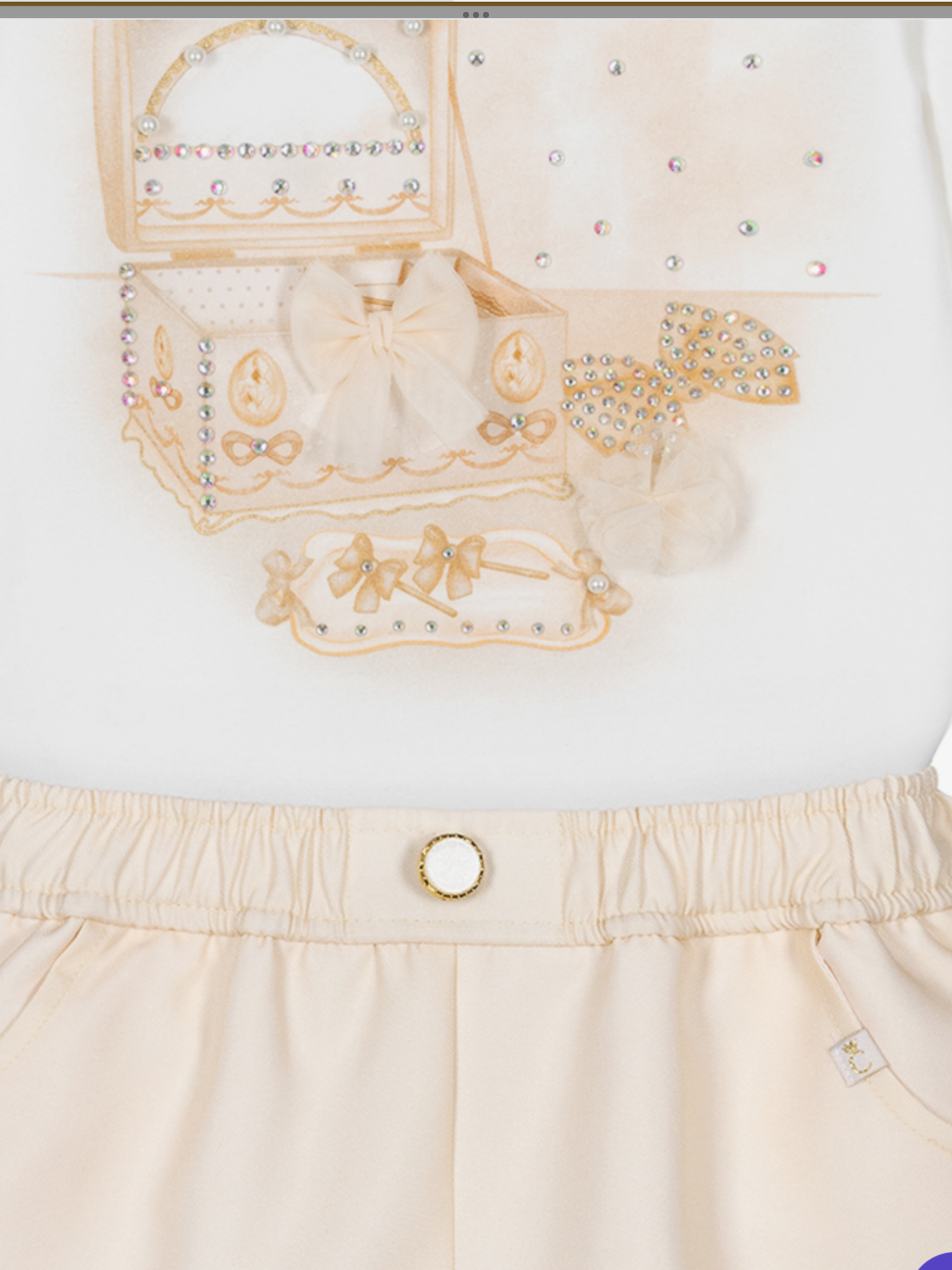 NEW SEASON CARAMELO MINK  SHORTS SET 0825343