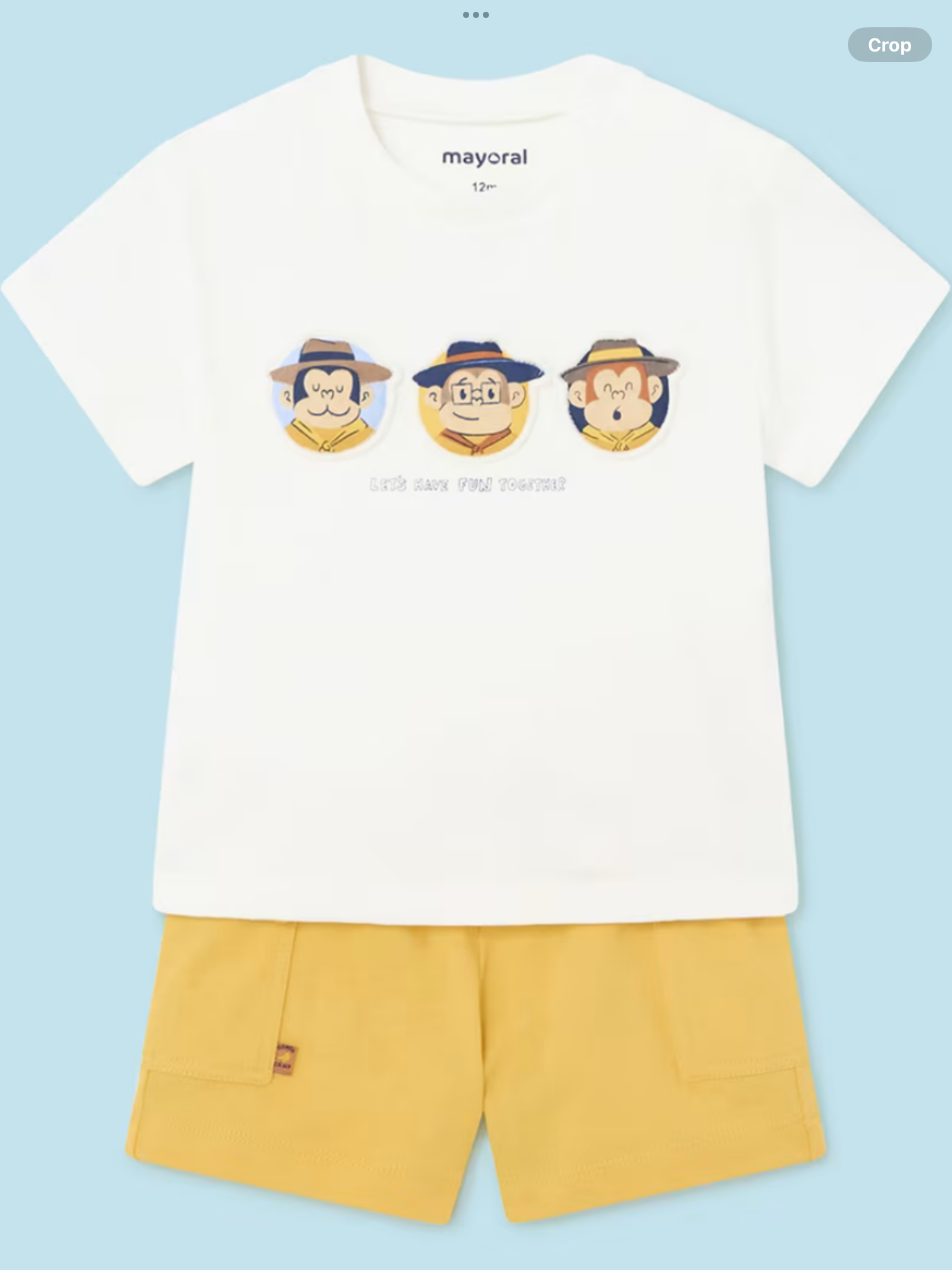 Mayoral shorts set summer 24.    01242106