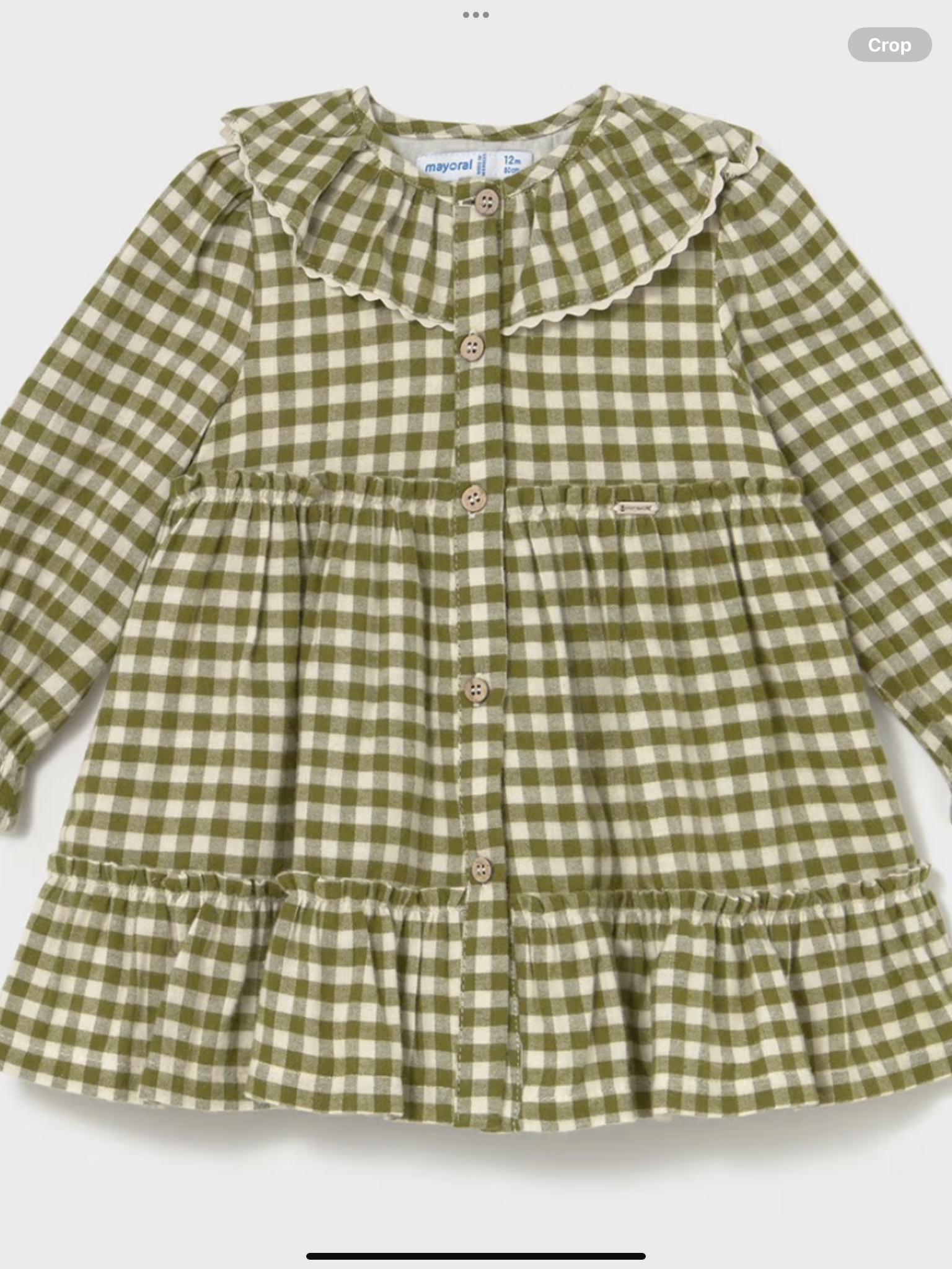 NEW SEASON MAYORAL GINGHAM DRESS 0925383