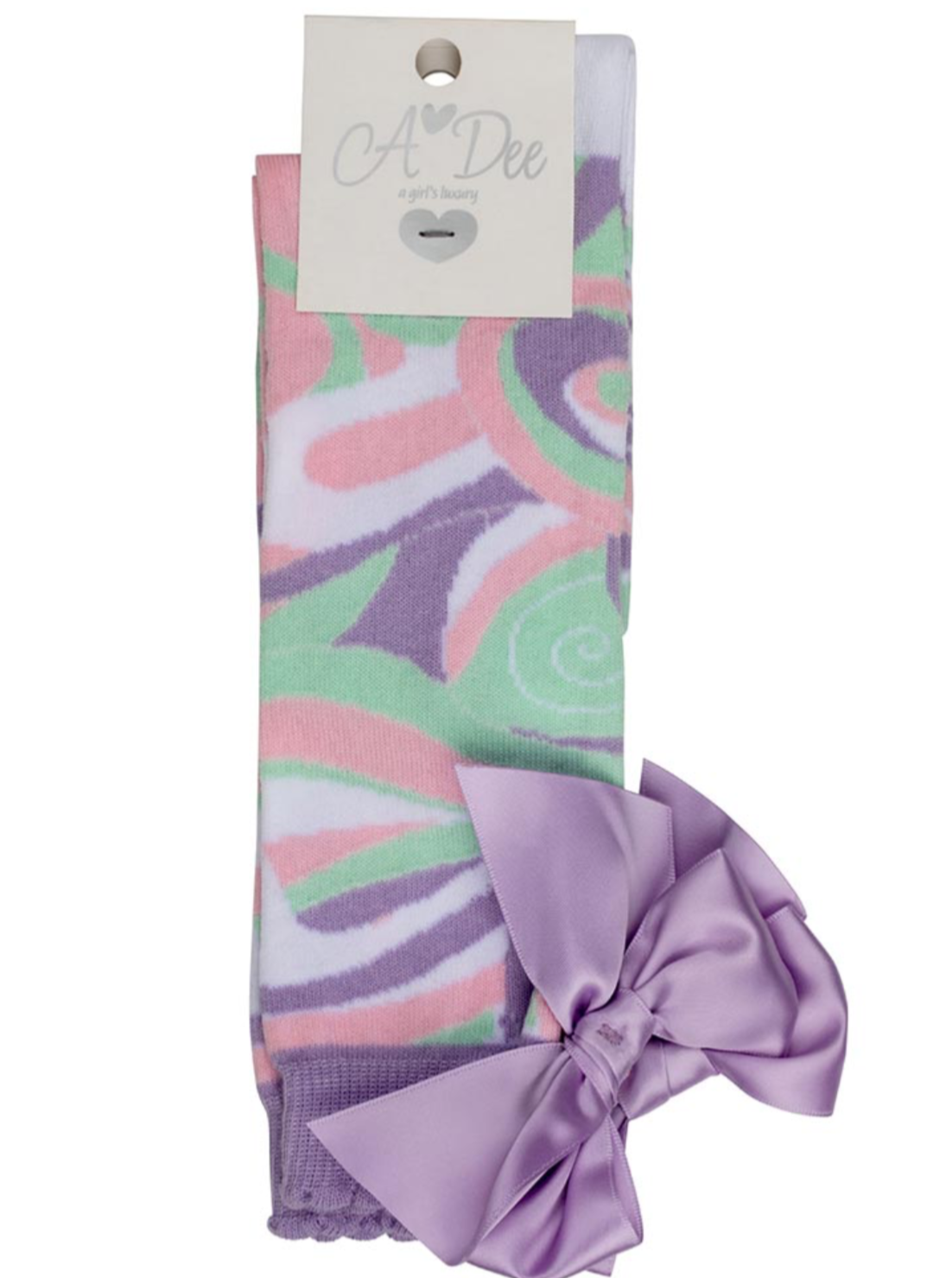 ADee pastel print socks summer 24.  02242140