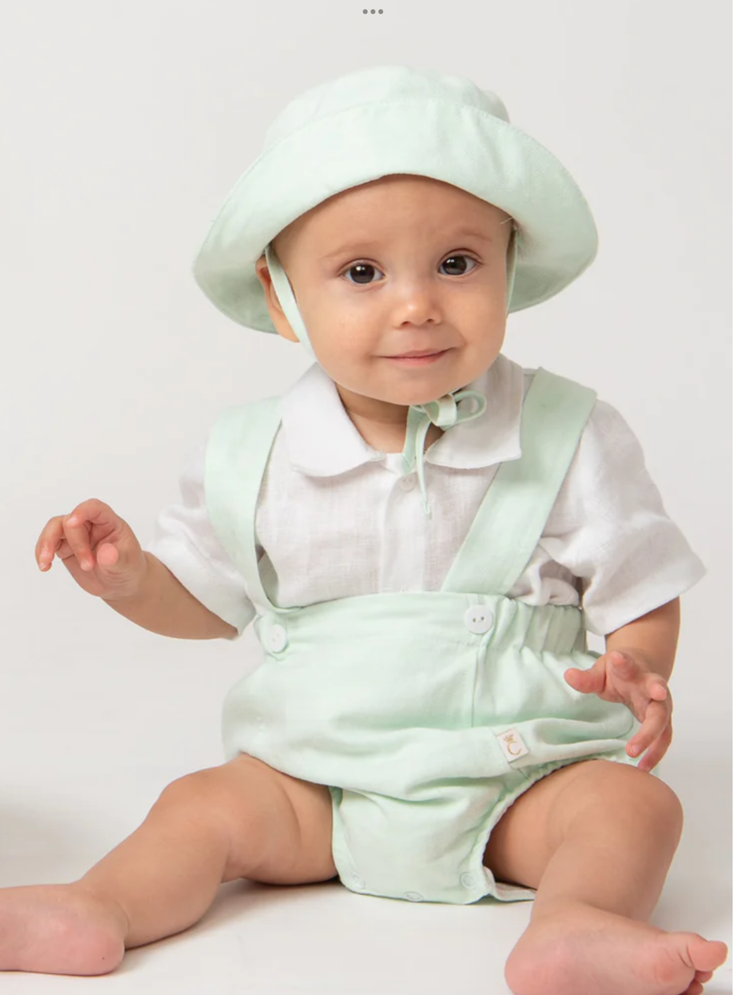 Caramelo kids dungaree romper hat not included summer 24. 02242143