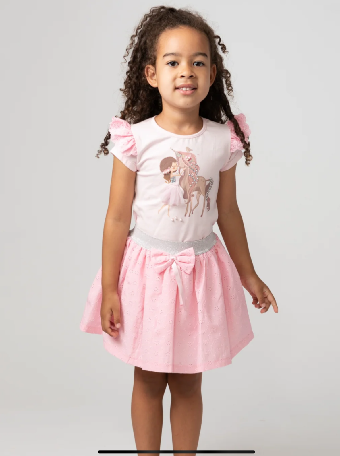 Caramelo kids skirt set.  Summer 24 02242152
