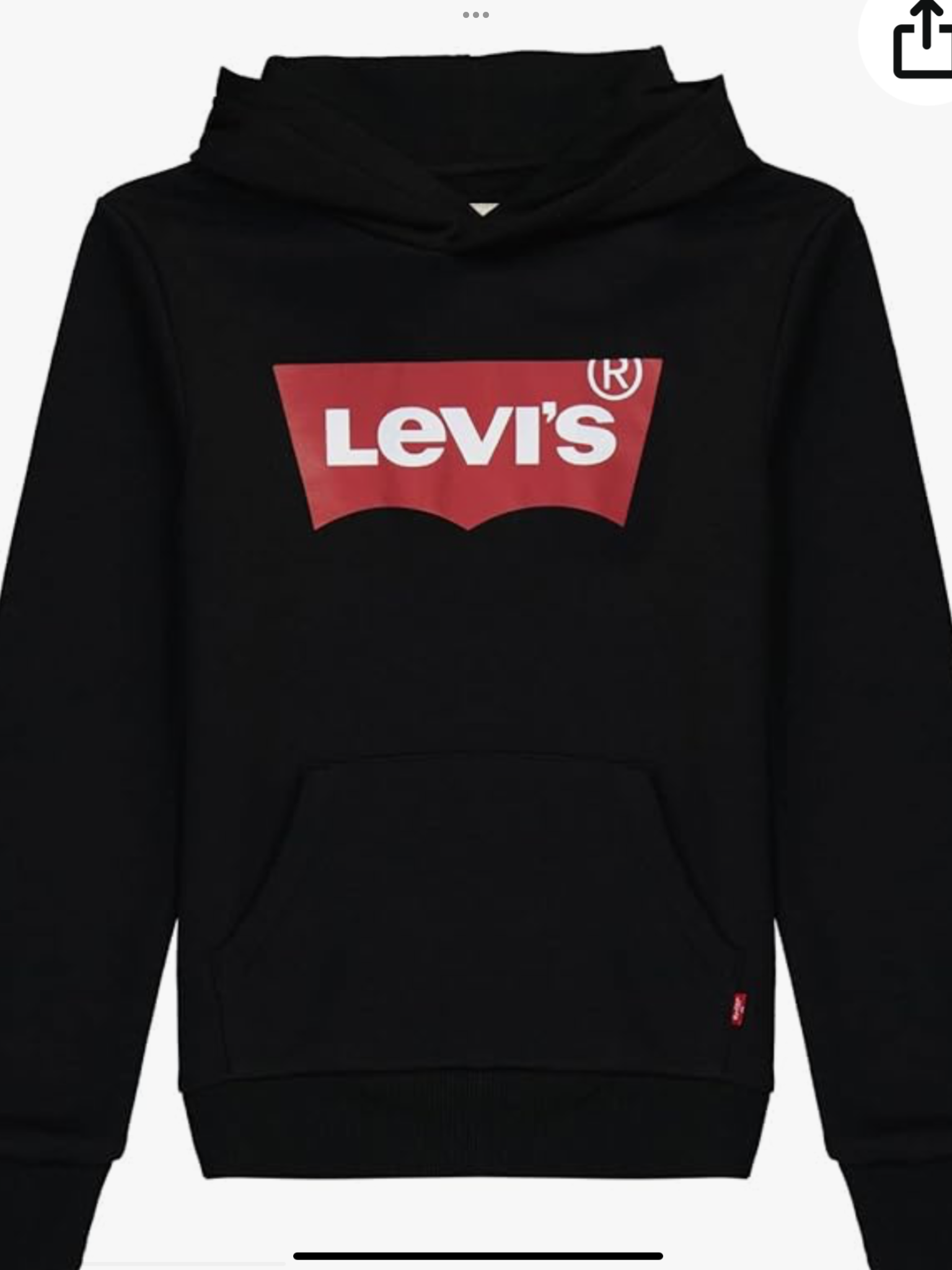 NEW SEASON BLACK LEVI HOODIE 0925404