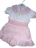 Deolinda girls  pink shorts set 02242164