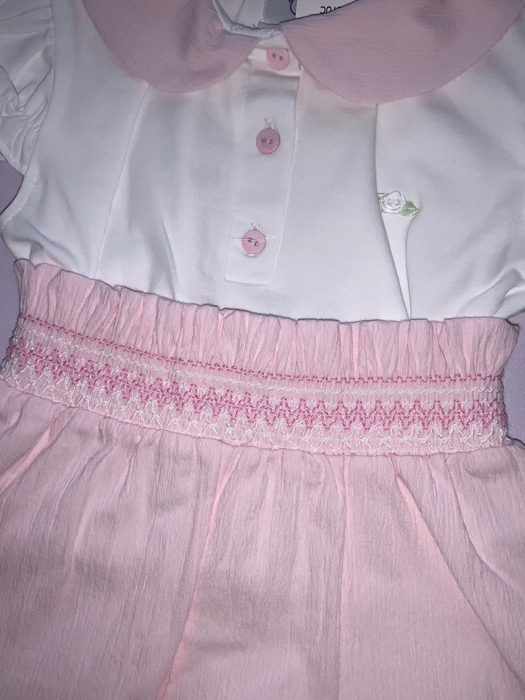 Deolinda girls  pink shorts set 02242164