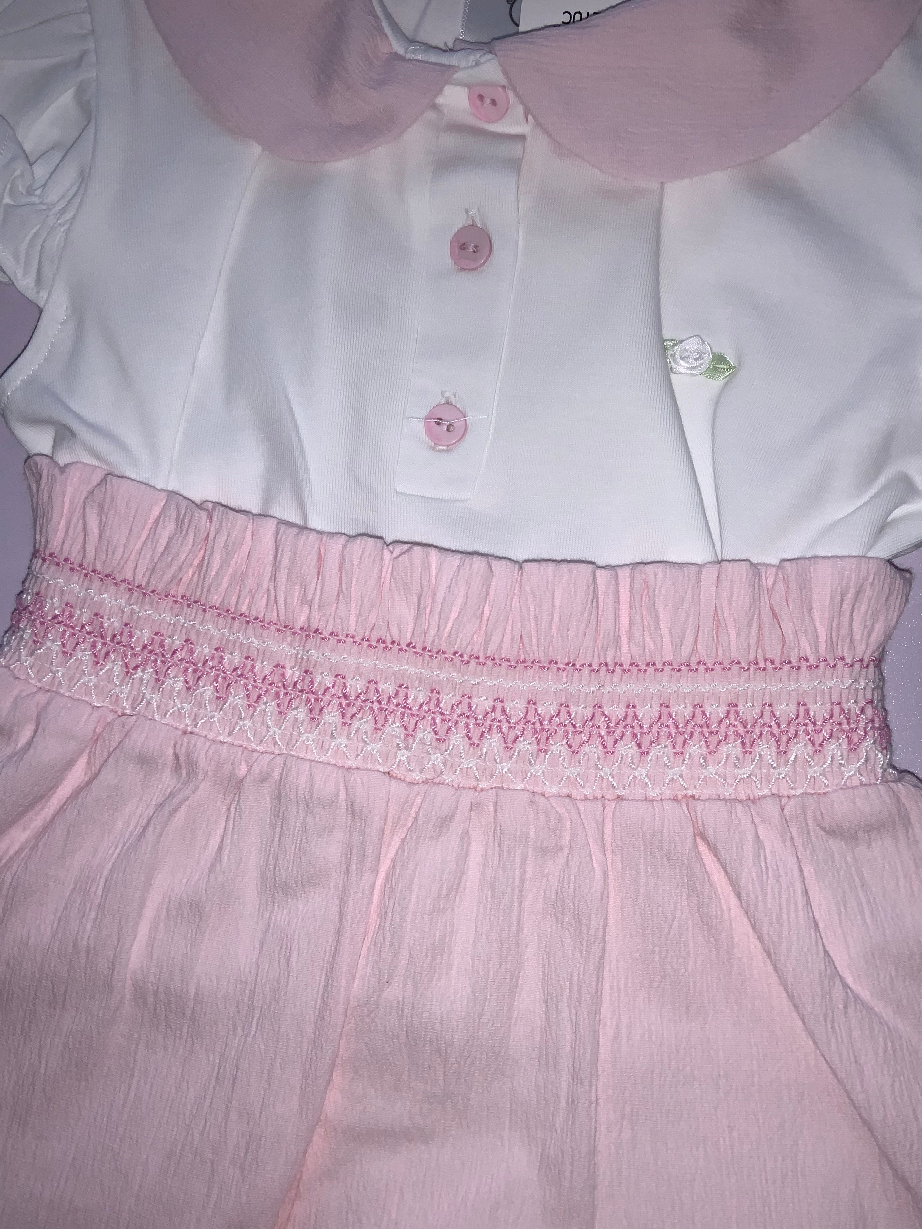 Deolinda girls  pink shorts set 02242164