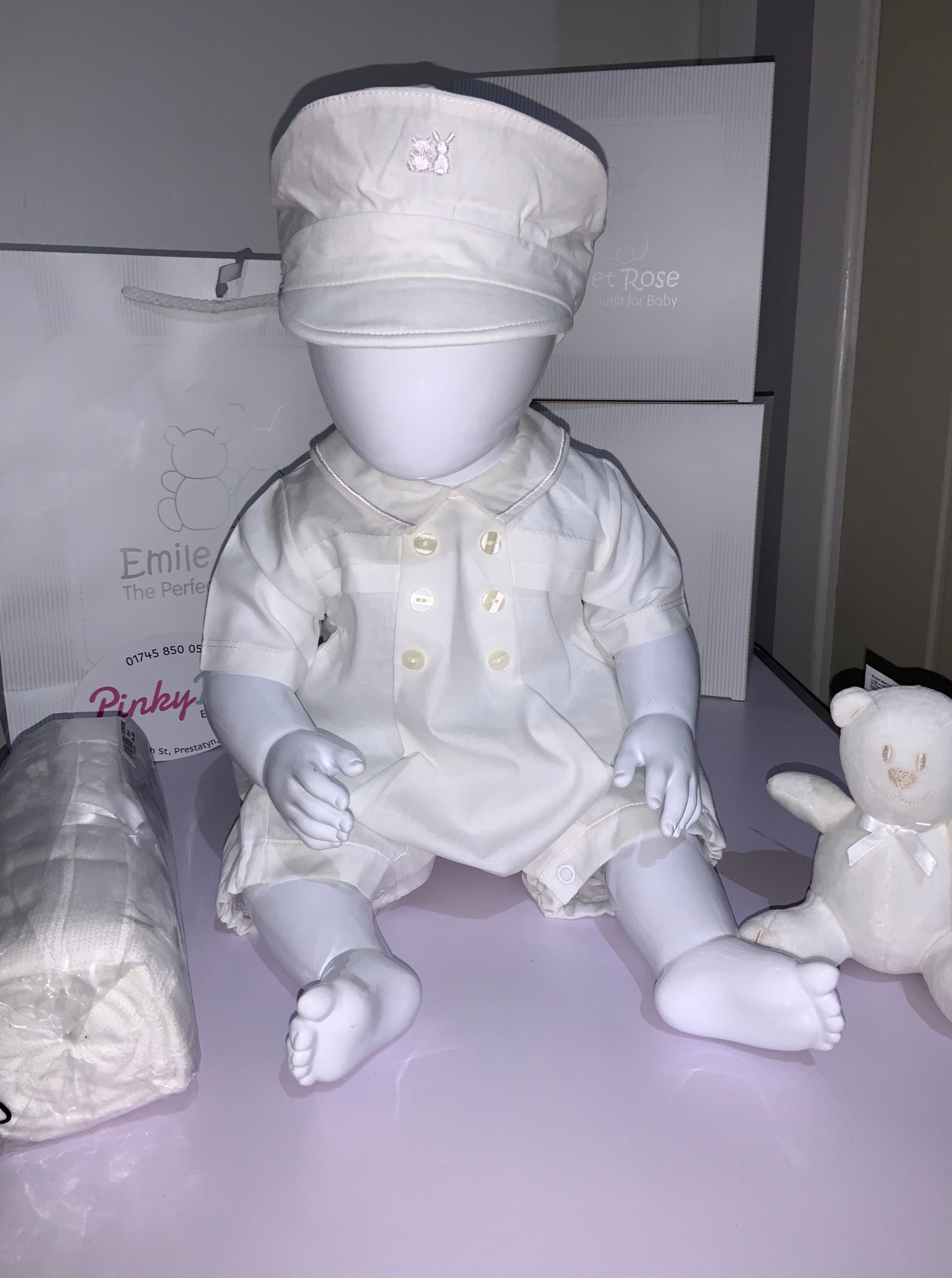 Emile et Rose romper and hat 02242184