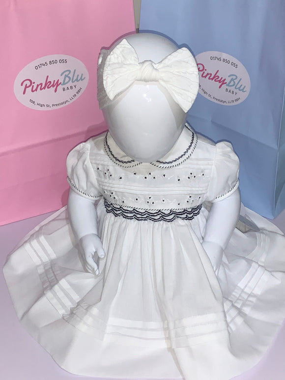 Sarah-louise smocked dress summer 24 02242156