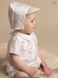 Boys christening romper 02242199