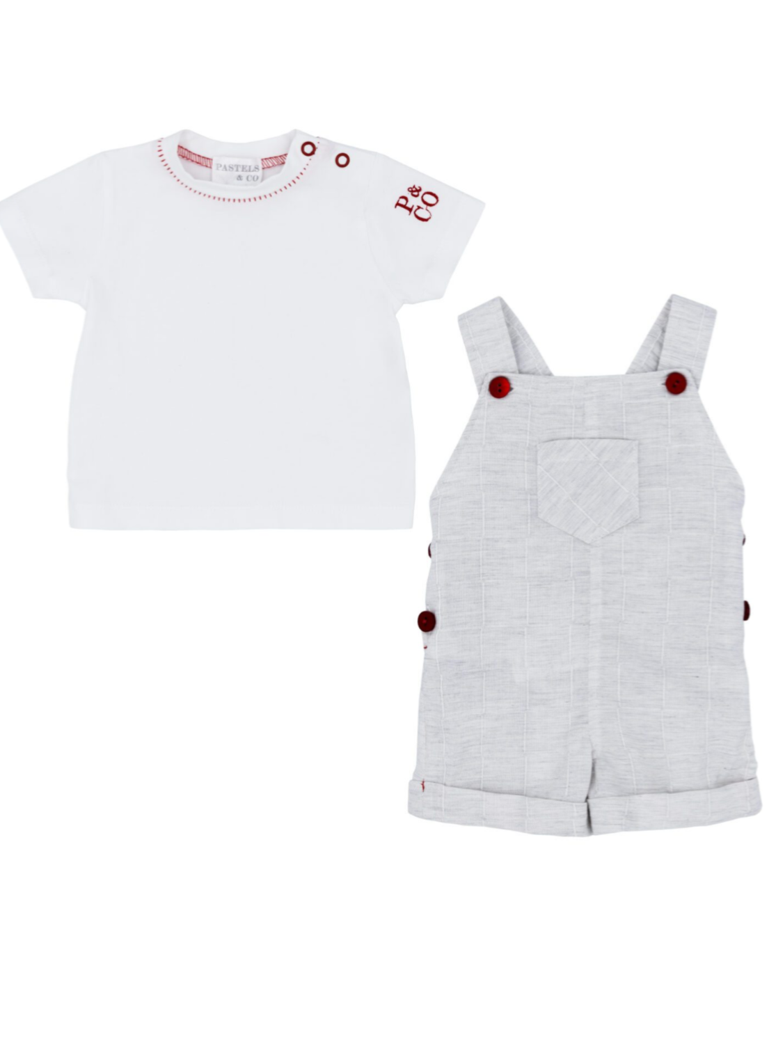 Pastels&co dungaree set 03242257