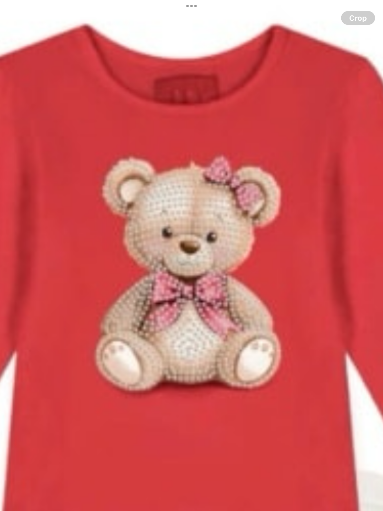 NEW SEASON RED TEDDY SKIRT SET  1025442