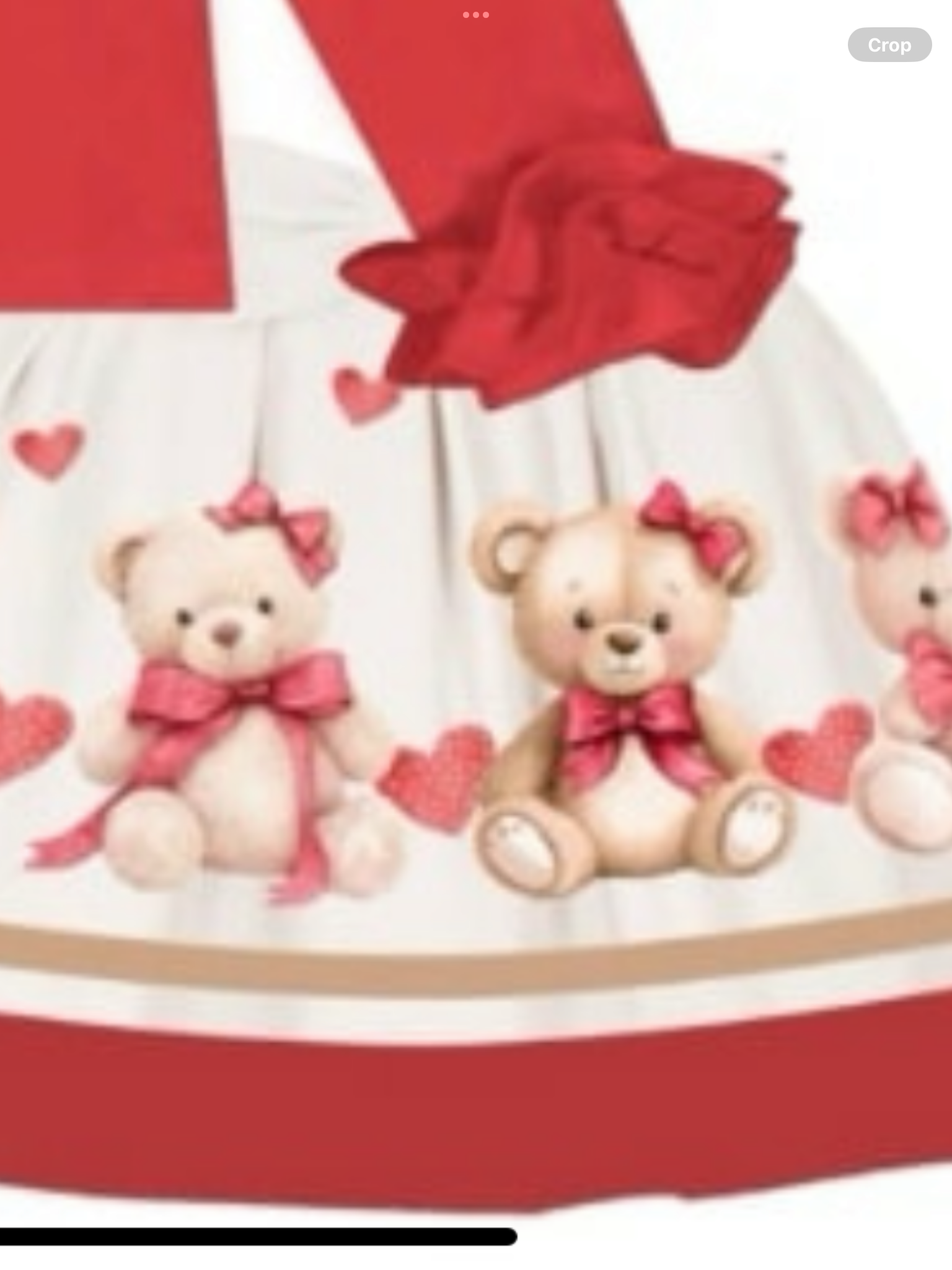 NEW SEASON RED TEDDY SKIRT SET  1025442