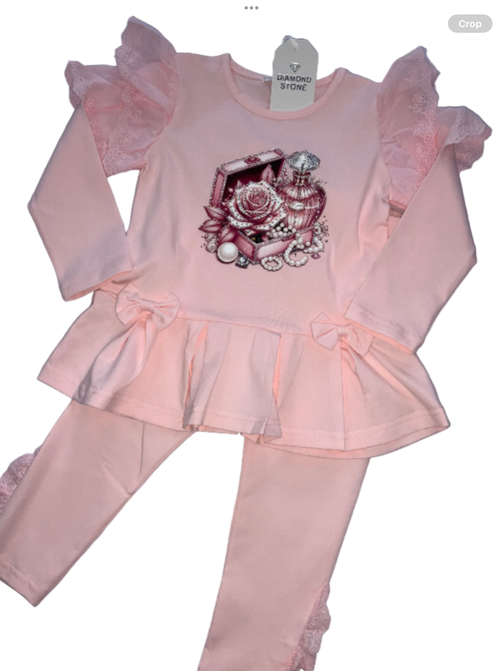 New season diamond stone leggings set 1025444