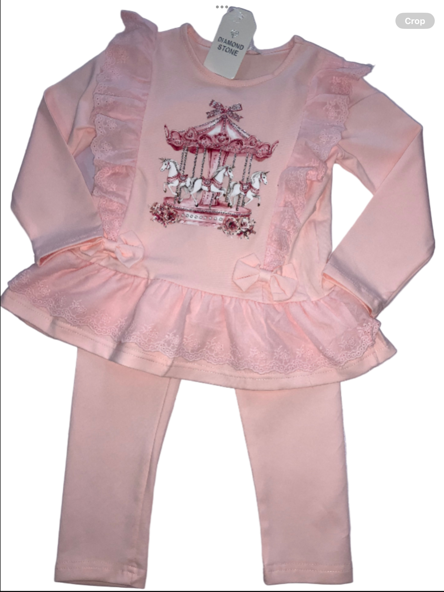 New season diamond stone leggings set 1025446