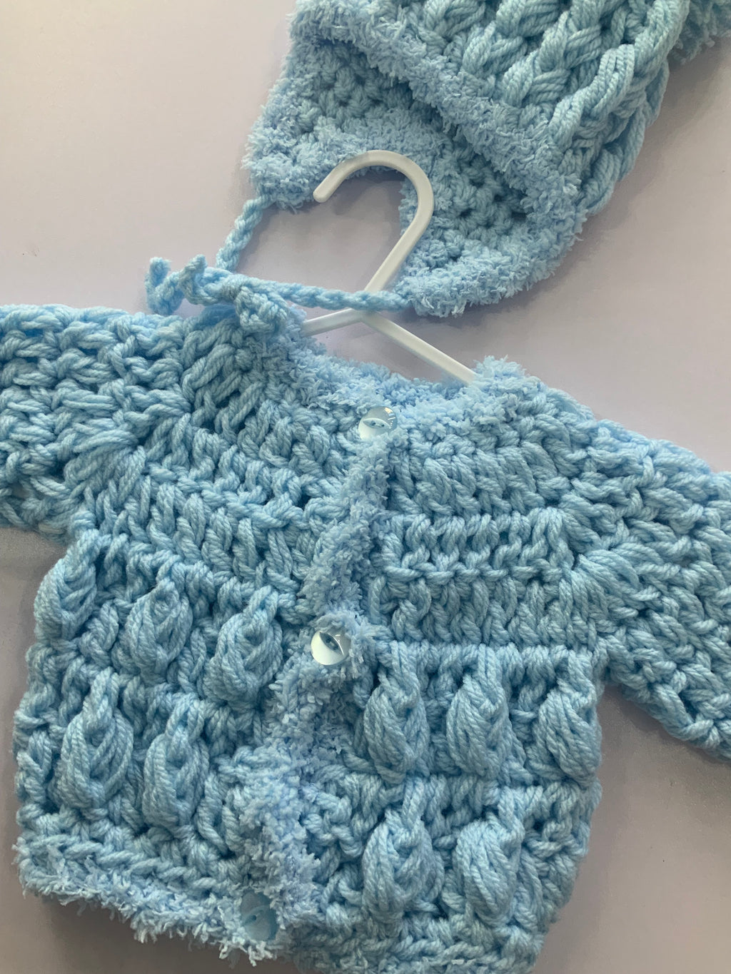 Crocheted CARDIGAN SET 05242288