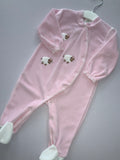 Velour babygro in 3 months 07242396