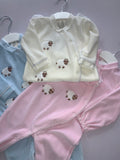 Velour babygro in 3 months 07242396