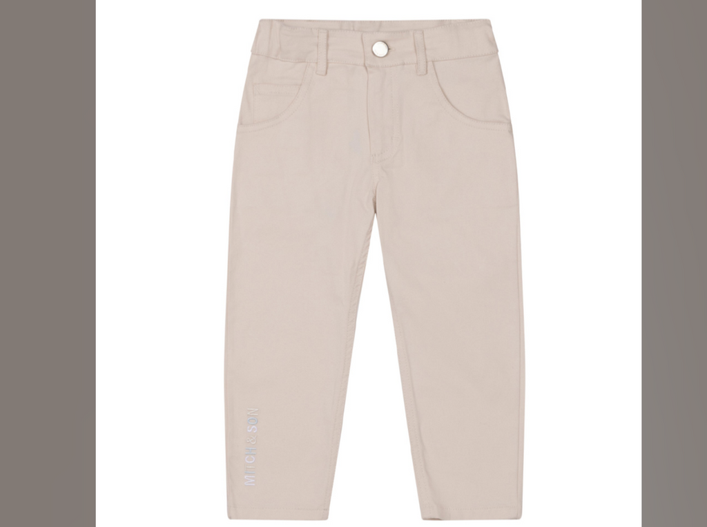 Mitch&son neutral twill trousers. 07242406
