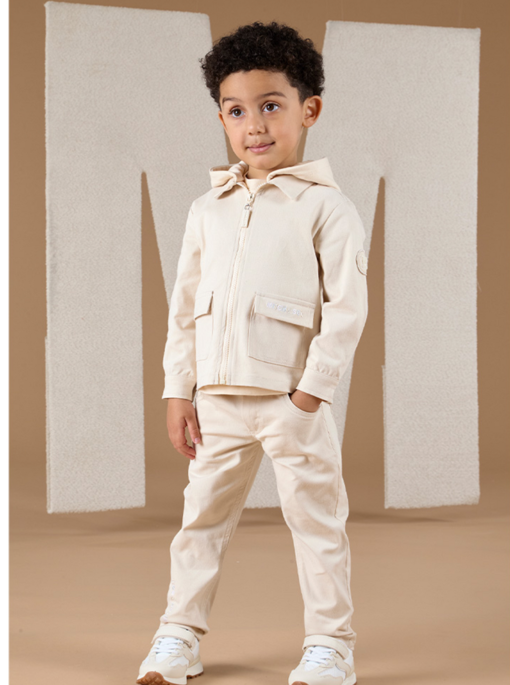 Mitch&son neutral twill shacket  07242407