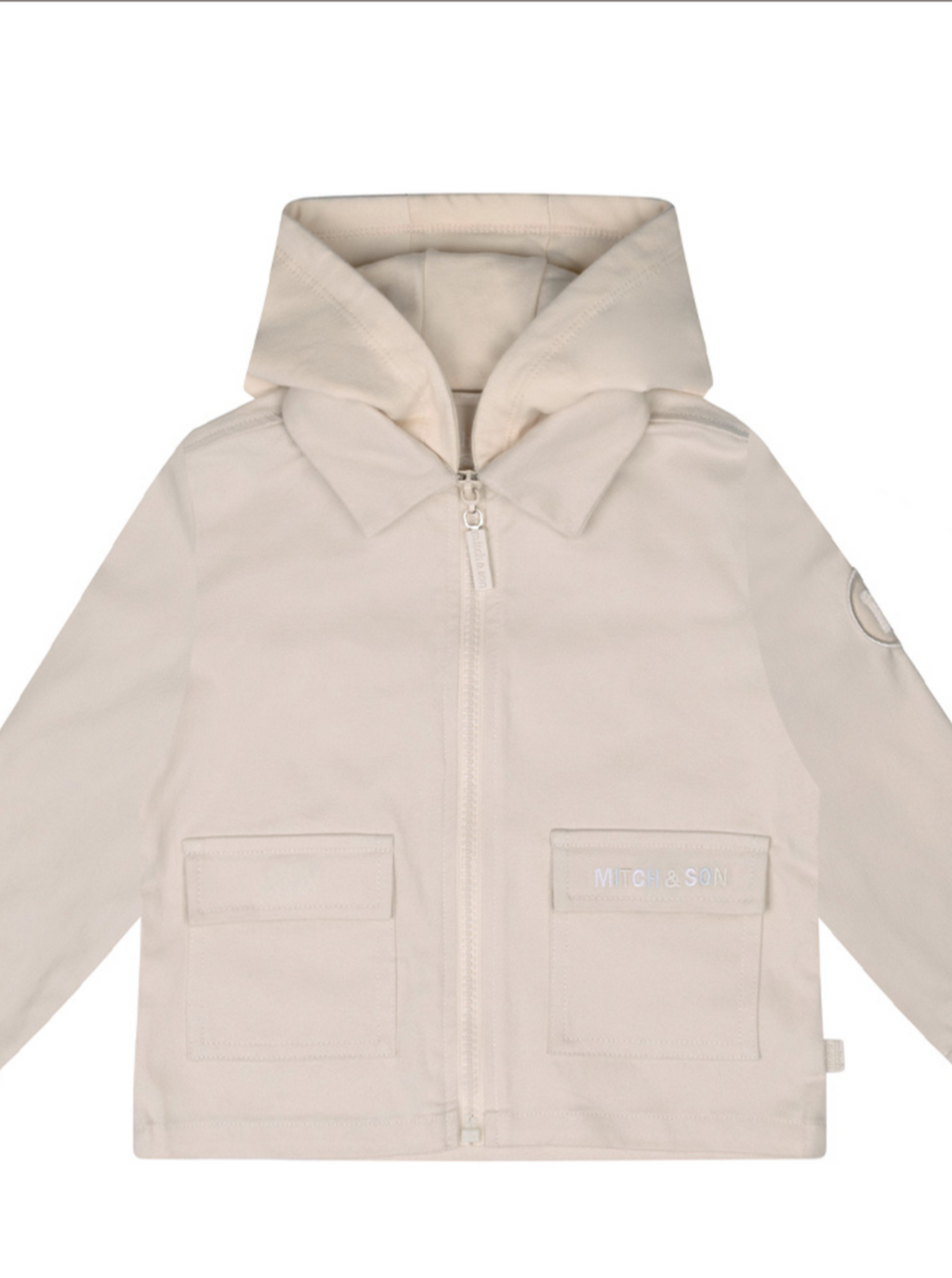 Mitch&son neutral twill shacket  07242407