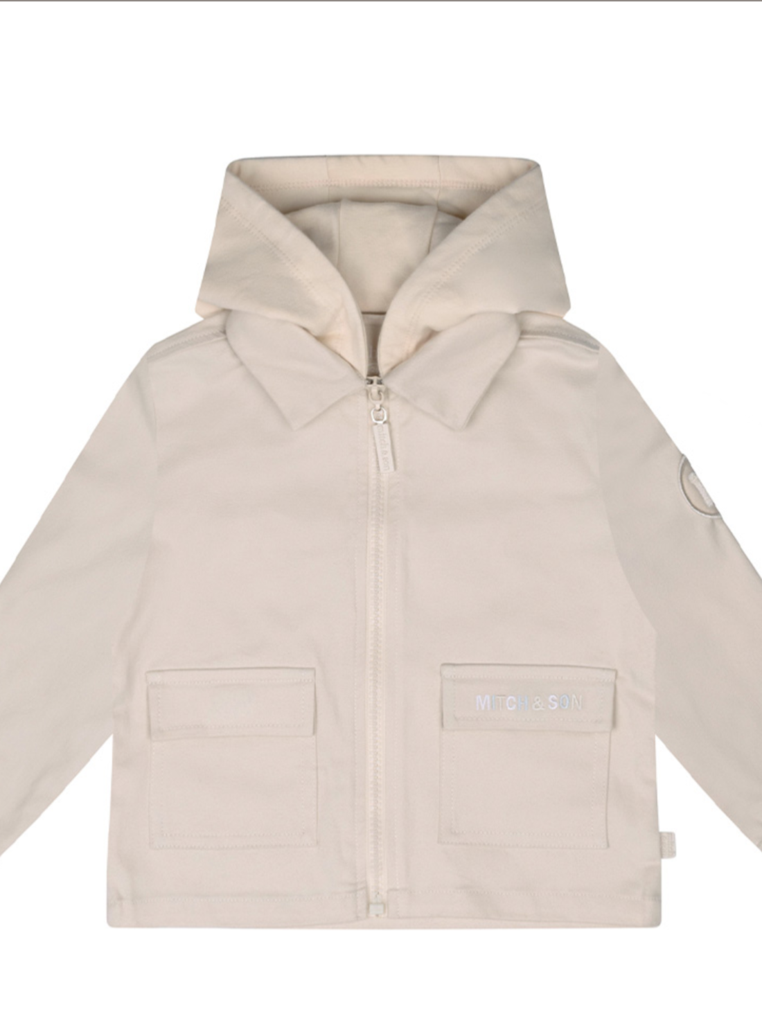 Mitch&son neutral twill shacket  07242407