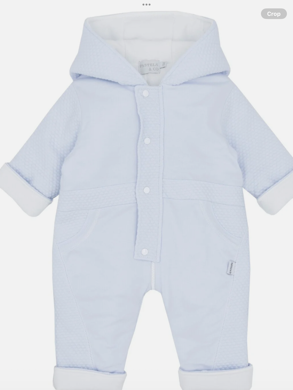 Pastels&co pramsuit in baby blue 1225458