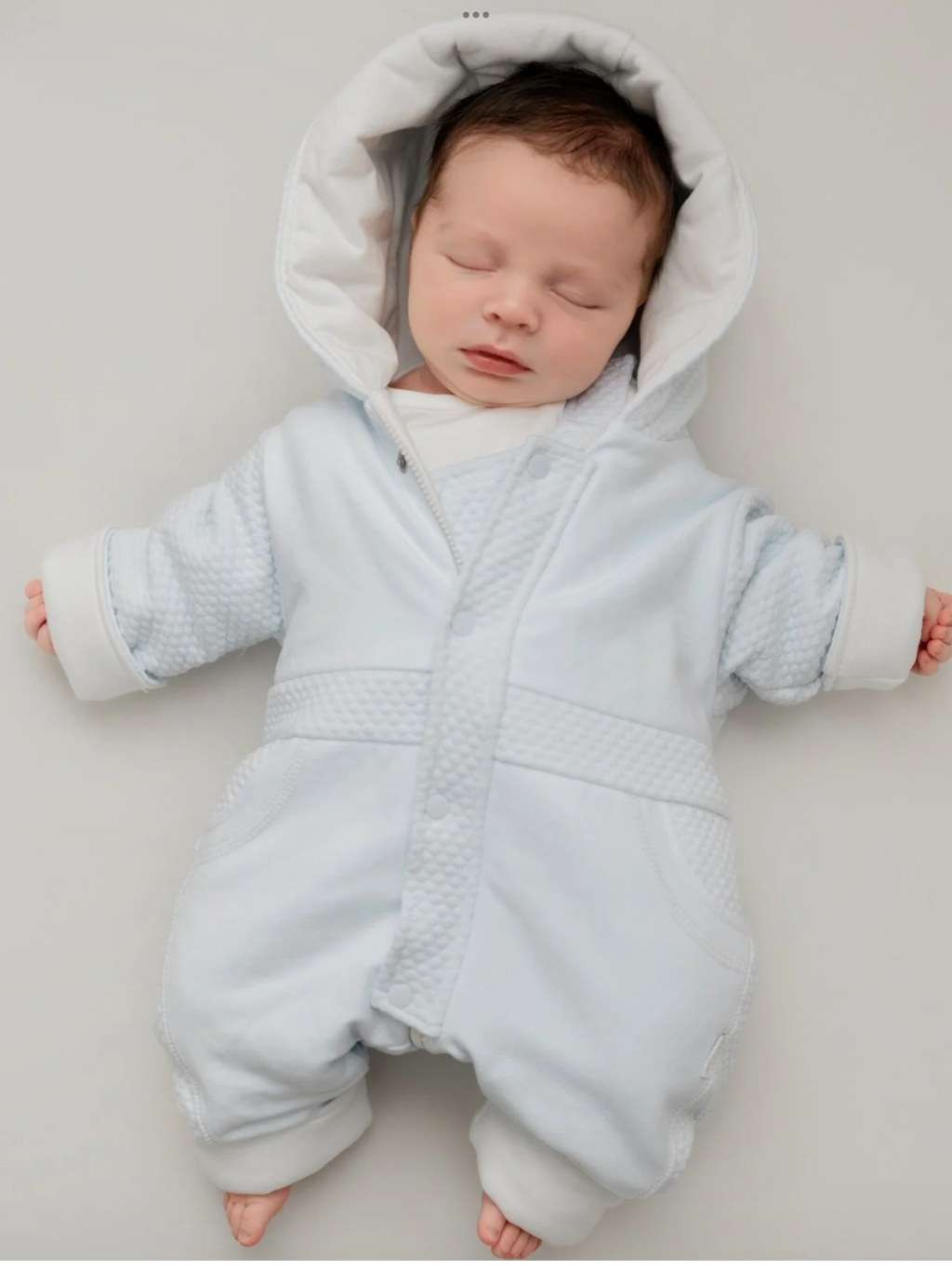 Pastels&co pramsuit in baby blue 1225458