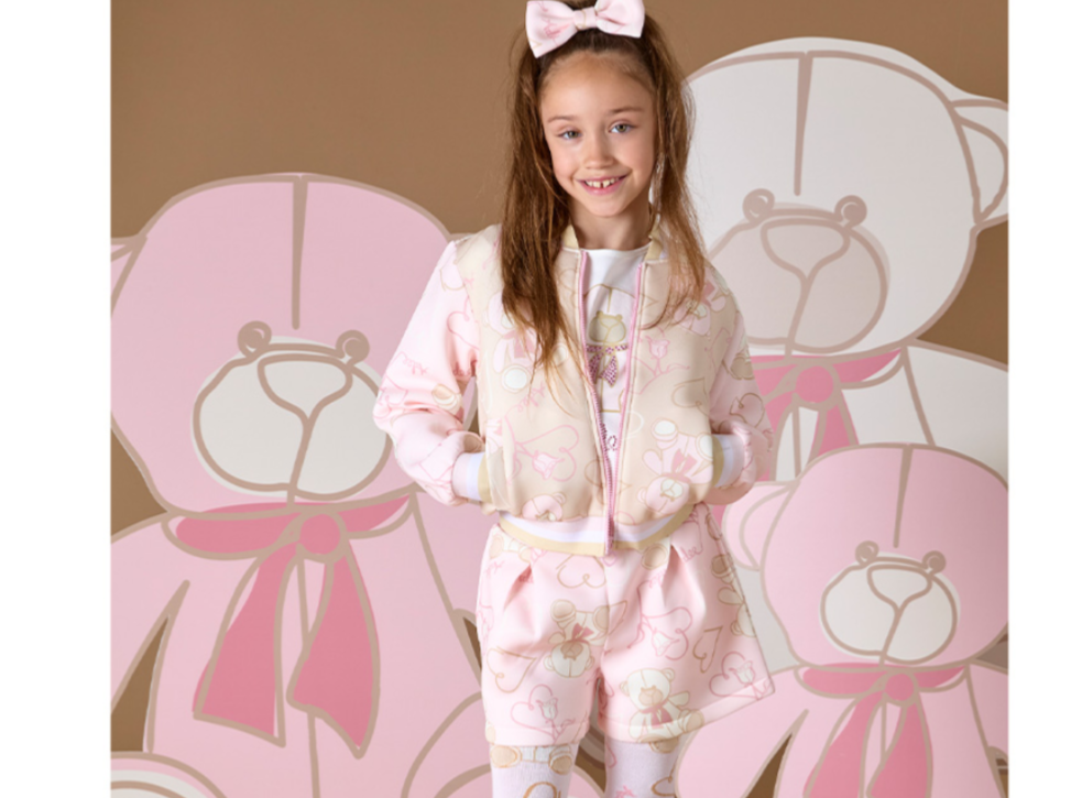 ADee sassy teddy print bomber 07242413