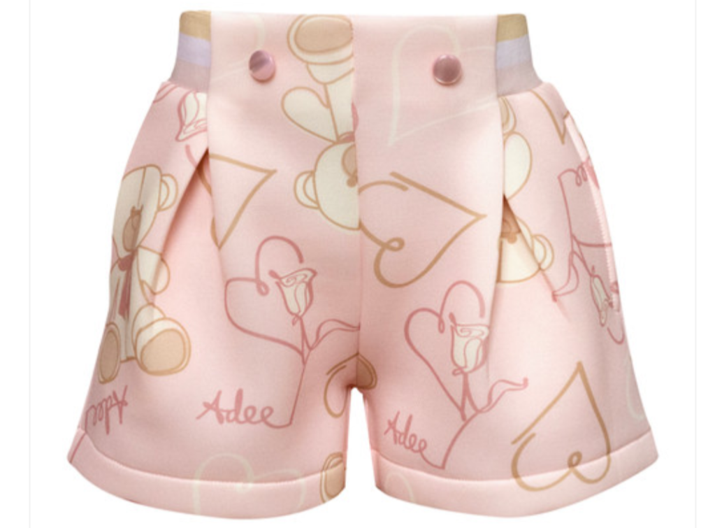 ADee Stevie teddy prints short 07242414