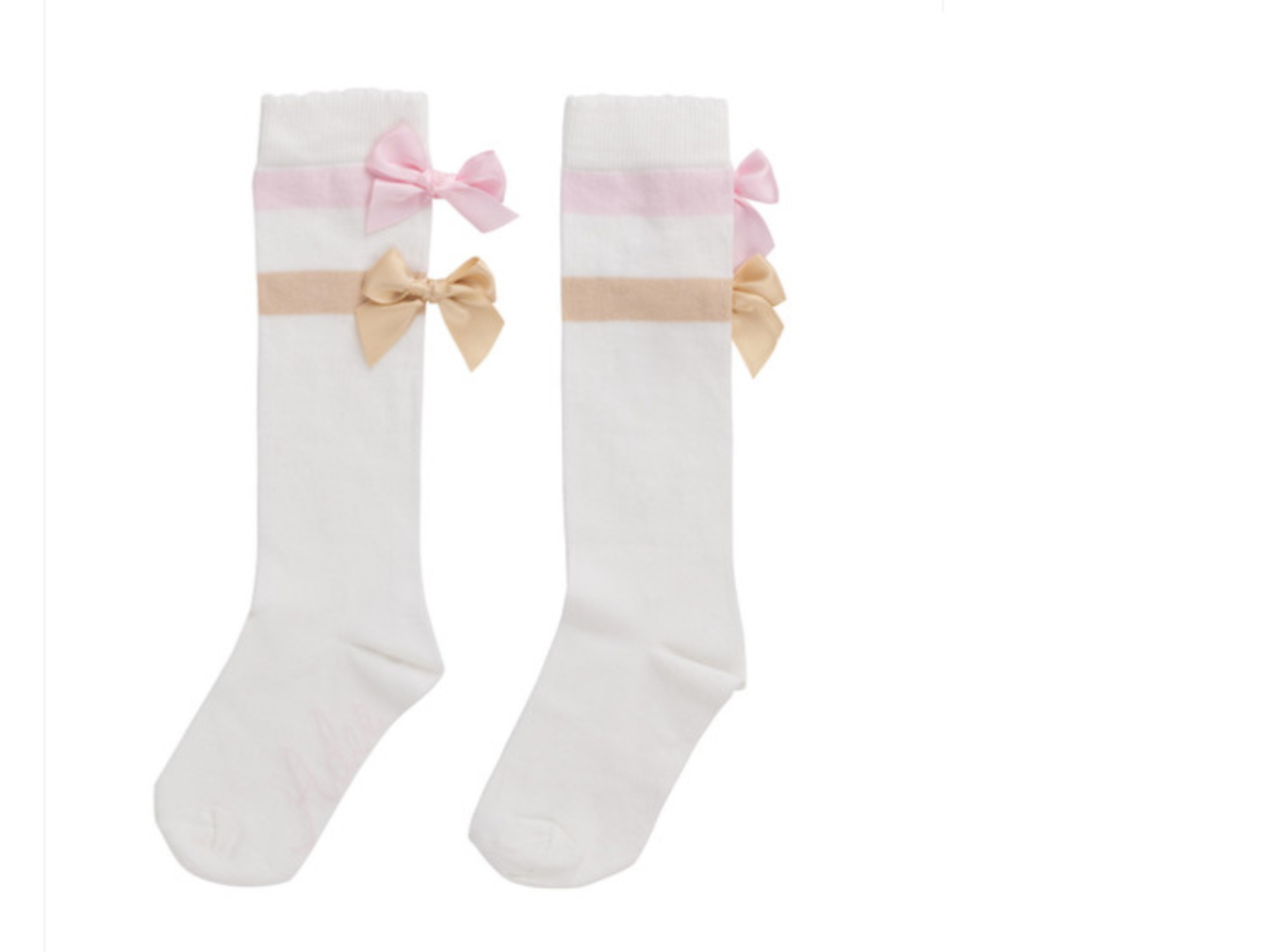 ADee bow knee high socks 07242417