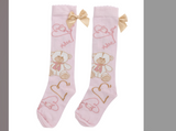 ADee teddy print socks 07242418