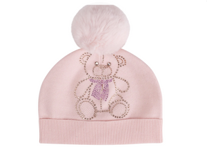 ADee knitted teddy Pom hat 07242426