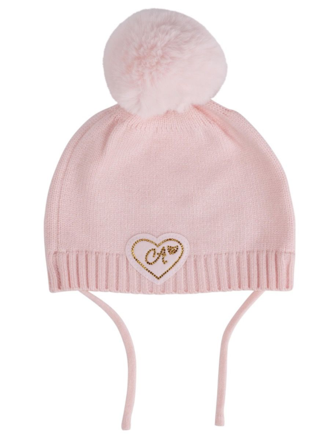 Little A pink Pom hat 07242435