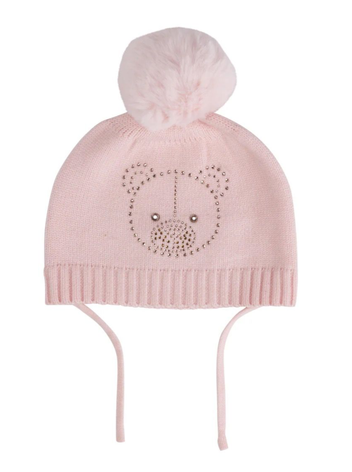 Little A pink Pom hat 07242435