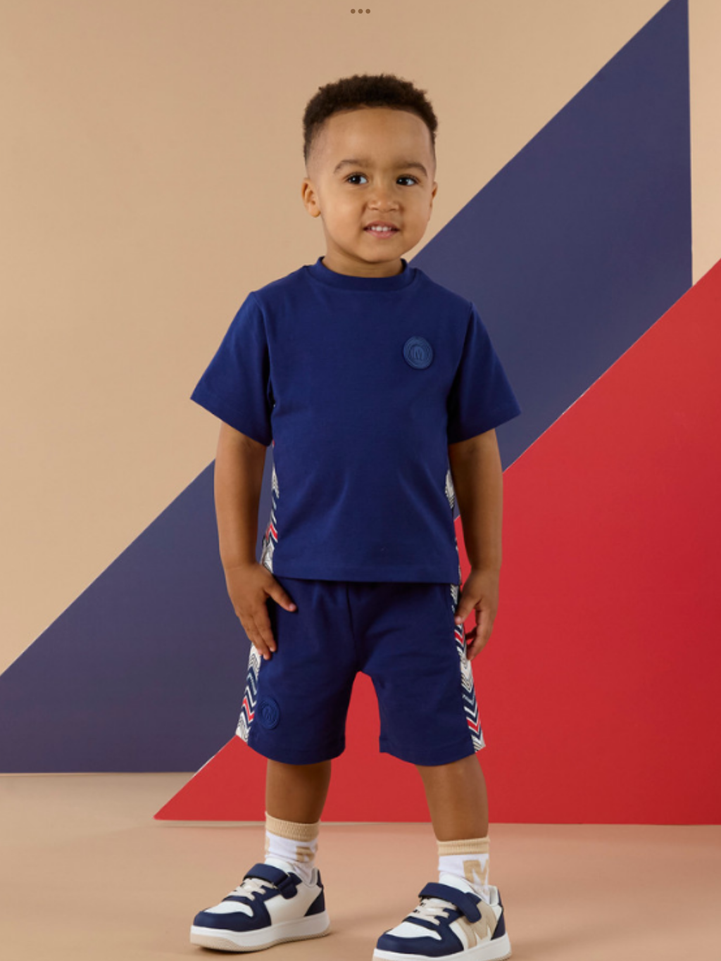 MITCH & SON MITCH & SONChic Chevron JNR Pedro & Pablo Swim Set - Blue Navy 0126464