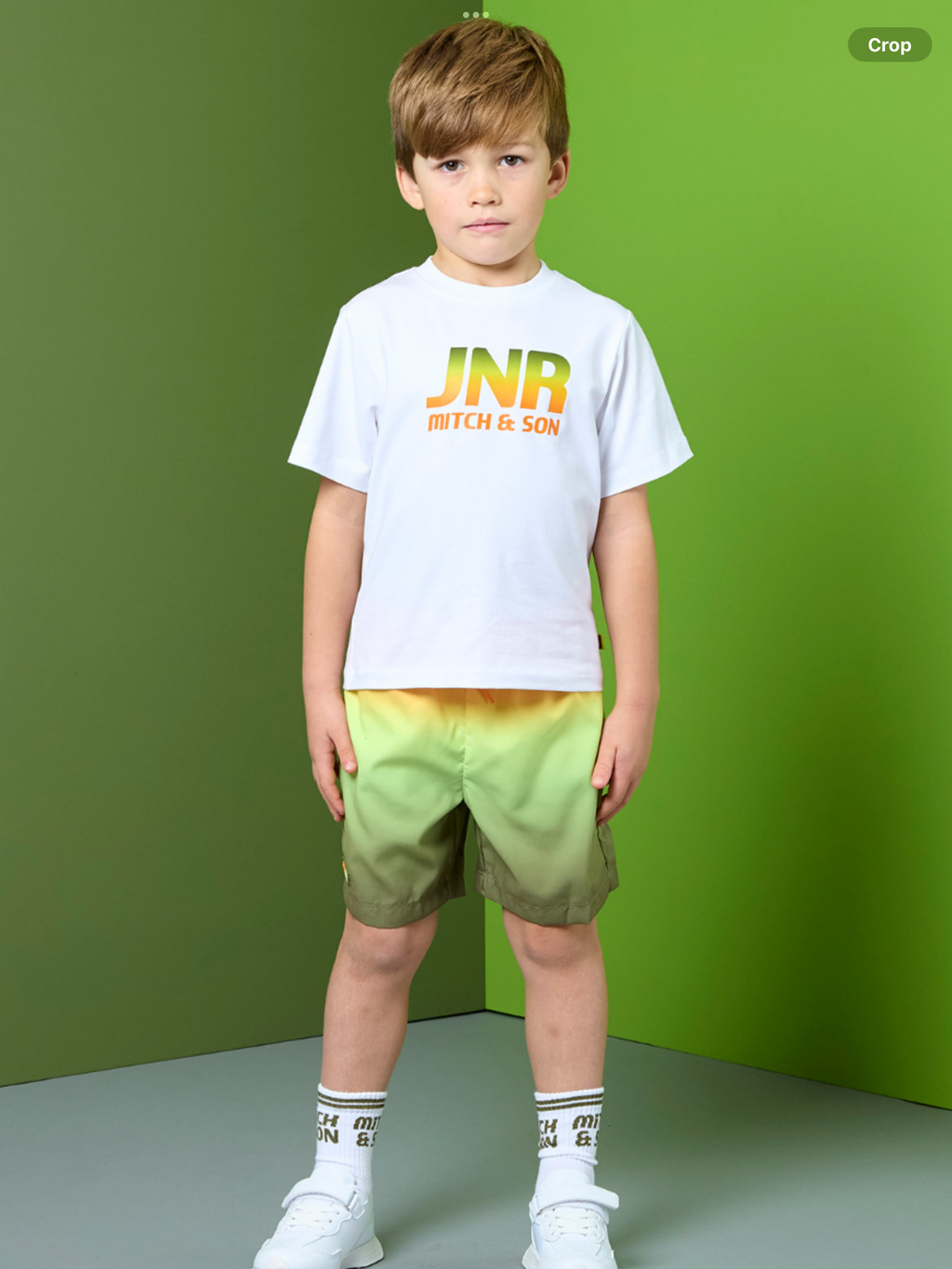 MITCH & SON JNR Gradient T-Shirt Swim Short Set 0126467