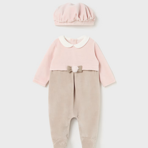 Mayoral babygro and beret 08242458