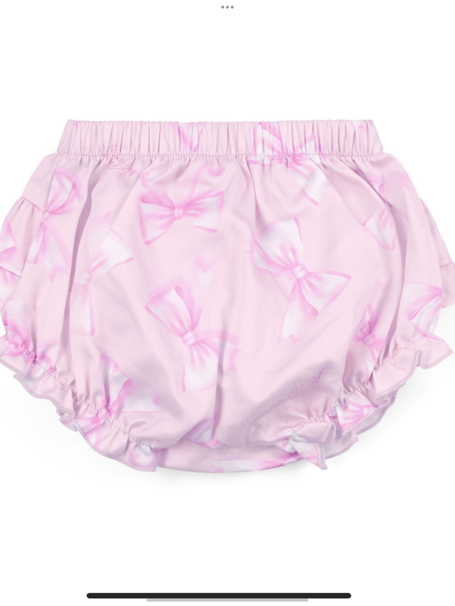 Little A Baby Girls Perfectly Pink Ocean Bow Print Jam Pant Set - Pink Blossom 0126482