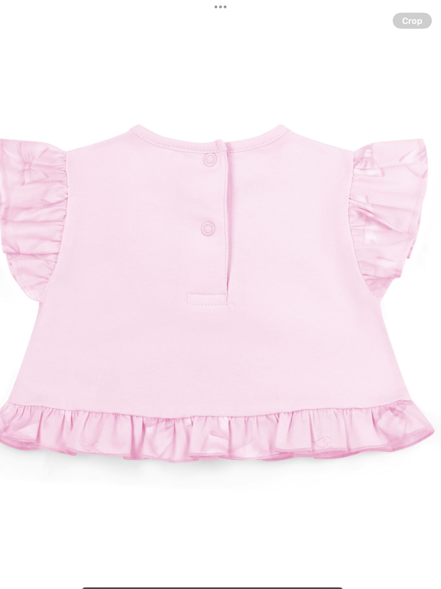 Little A Baby Girls Perfectly Pink Ocean Bow Print Jam Pant Set - Pink Blossom 0126482