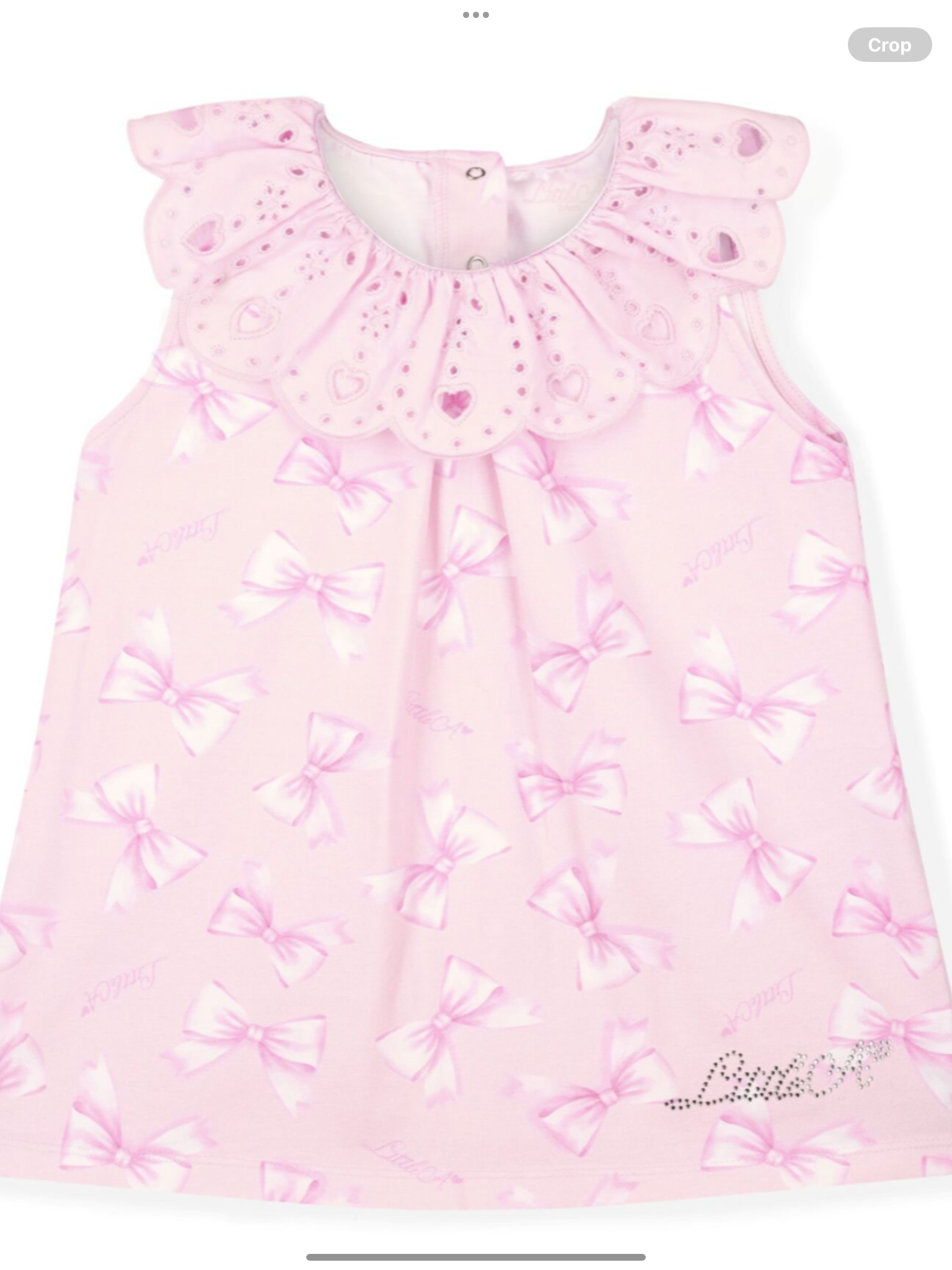 Little A Baby Girls Perfectly Pink Opal Bow Print Dress - Pink Blossom    0126483
