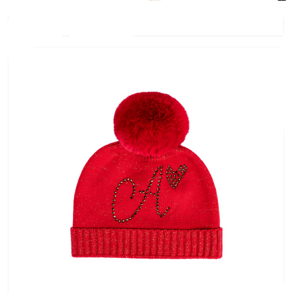 Red ADee Pom hat 08242479