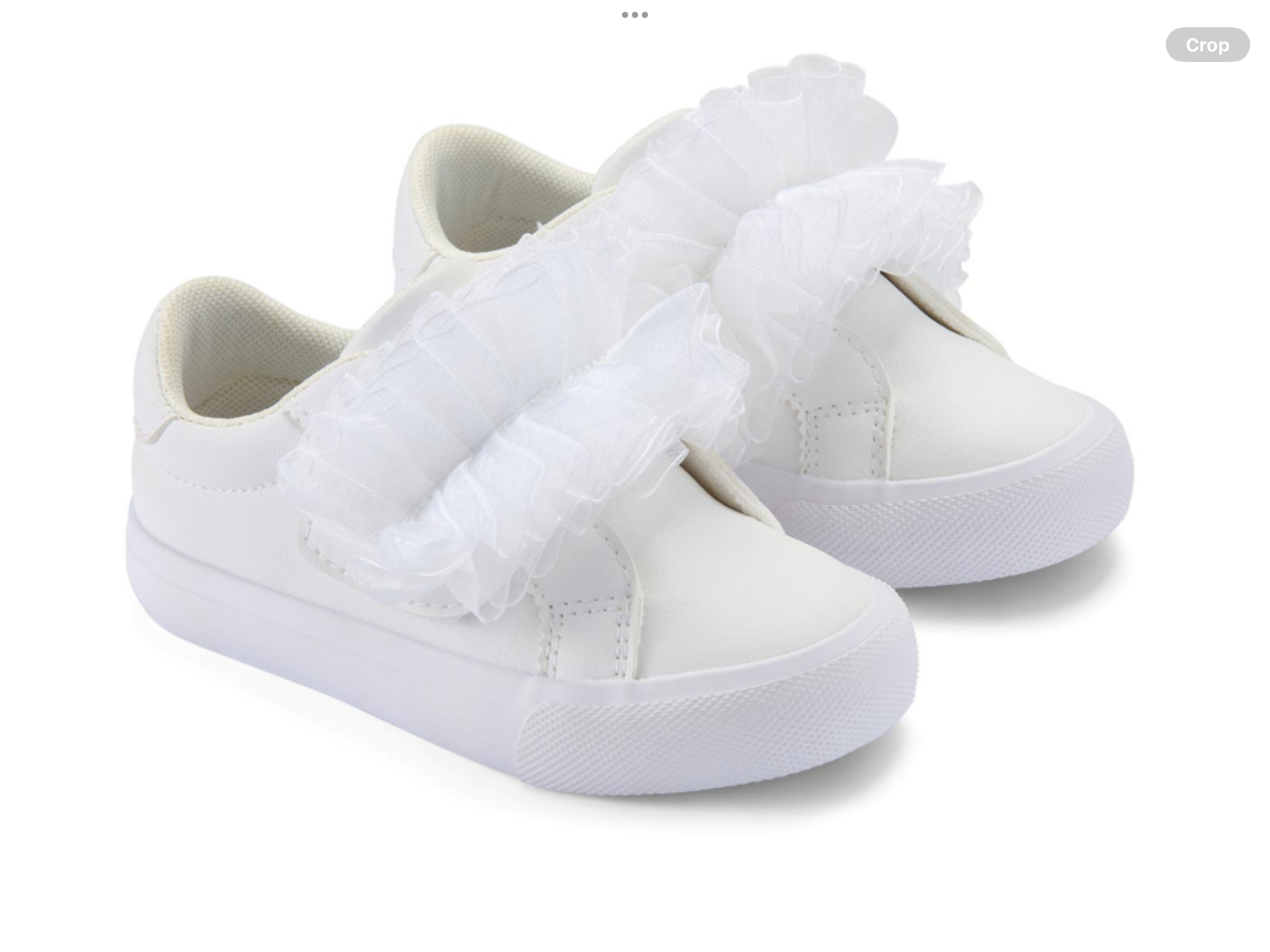 PRE ORDER Little A Baby Girls Cutie Frutti Tully Tulle Trainer - Bright White    0126496